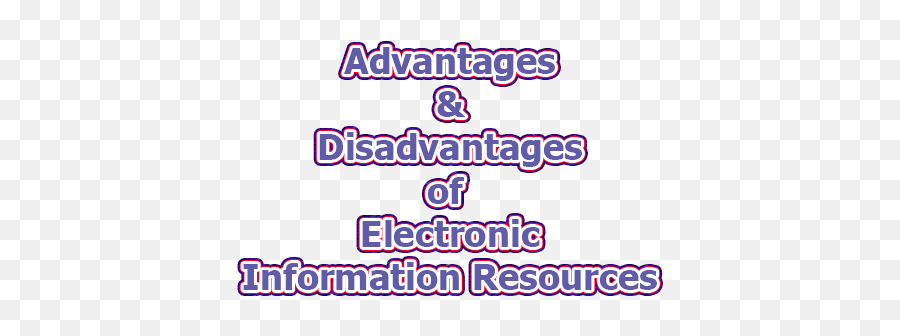 Advantage U0026 Disadvantages Of Electronic Information Emoji,Disadvantages Of Png