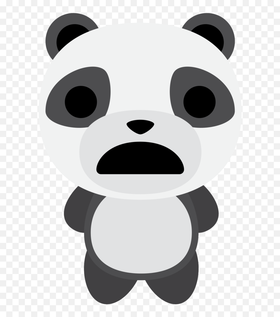 Free Emoji Panda Sad Png With - Clipart Panda Angry Gif,Panda Png
