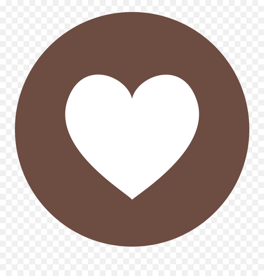 Fileeo Circle Brown White Heartsvg - Wikimedia Commons Claim Jumper Restaurants Emoji,White Heart Png