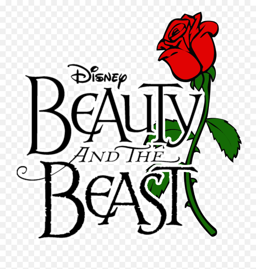 The Beast Musical Png Clipart - Rose Beauty And Beast Drawing Emoji,Beauty And The Beast Clipart