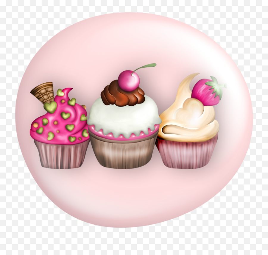 Cupcakes Clipart Cupcake Logo Cupcakes Cupcake Logo - Animadas De Pasteleria Emoji,Pinterest Logo Png