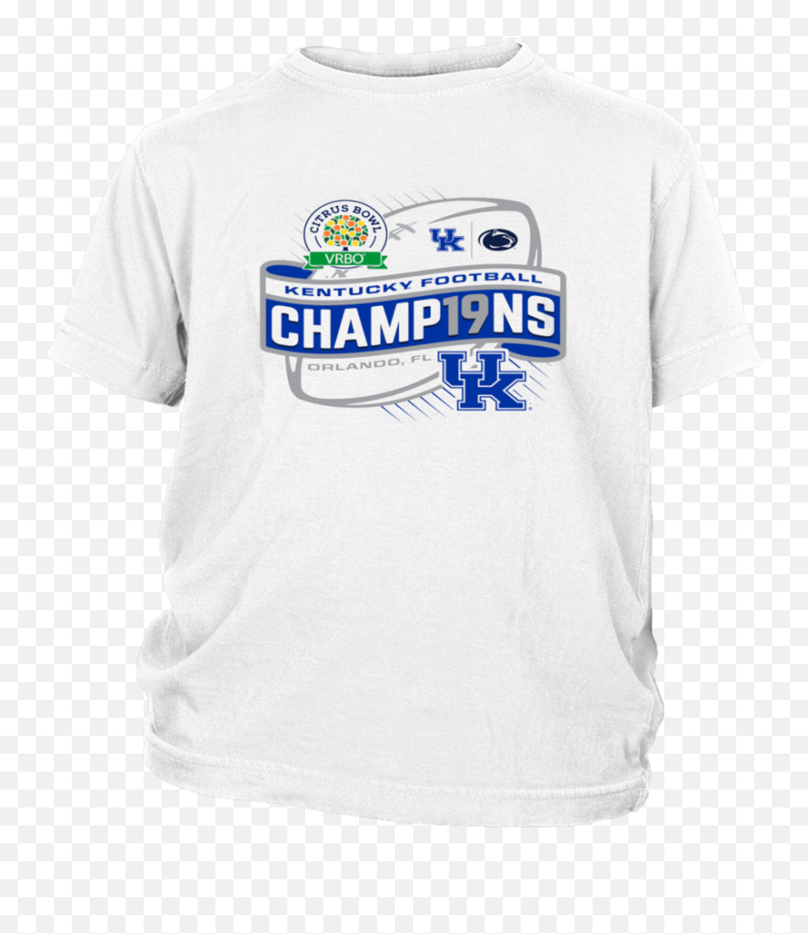 Kentucky Wildcats 2019 Citrus Bowl Champions T - Shirt U2013 Tee Cream For Adult Emoji,Kentucky Wildcats Logo