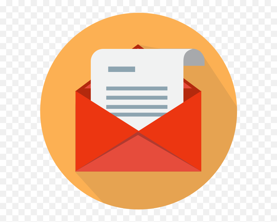 Letter Icon Circle Png - Email Marketing Icono Png Emoji,Email Icon Png