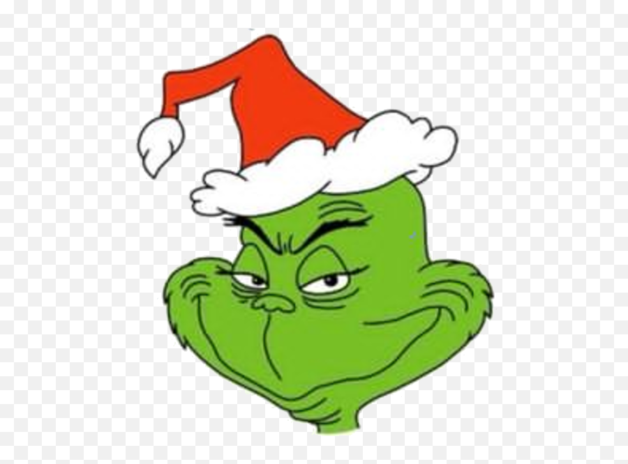 The Grinch Face Png Transparent - Grinch Face Emoji,Grinch Face Clipart