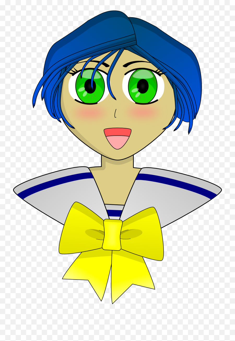 Free Clipart Anime Schoolgirl Adamlowe - Clip Art Emoji,Anime Clipart