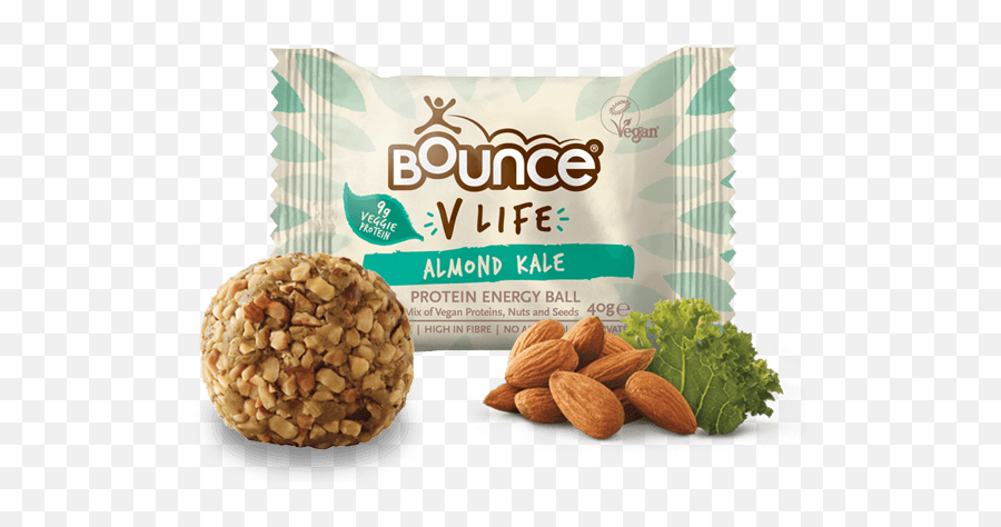 Bounce - Energy Ball Almond Kale Case Of 12141 Oz Walmartcom Spirulina Protein Bars Emoji,Energy Ball Png