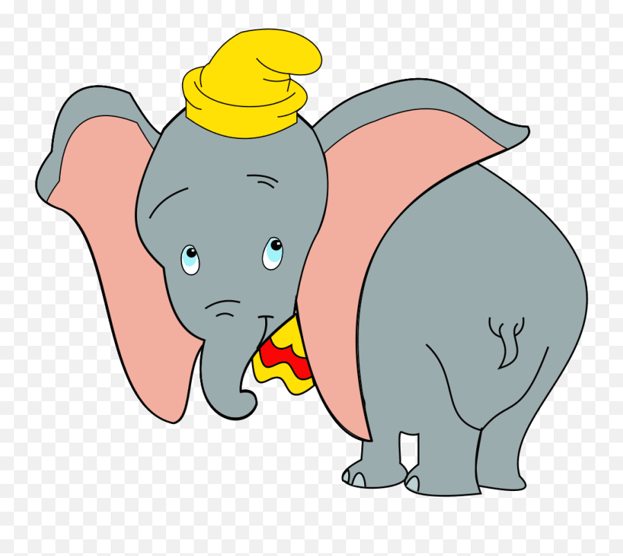 Dumbo Clipart - Big Eared Elephant Clipart Emoji,Dumbo Clipart