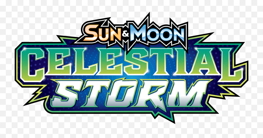 Moon Celestial Storm Tcg Expansion - Pokemon Sun Moon Celestial Storm Logo Emoji,Pokemon Sun And Moon Logo