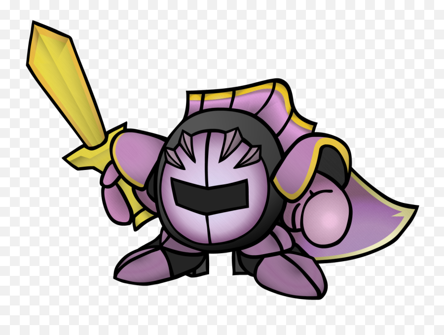 Download Nes Meta Knight Really Proud - Cool Easy Knight Drawing Emoji,Meta Knight Png