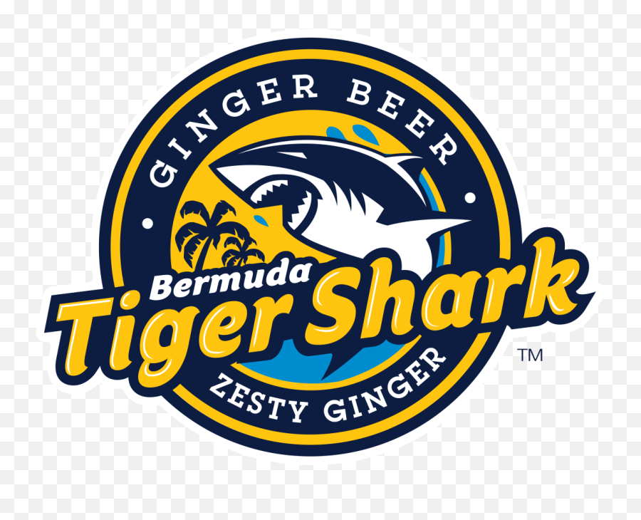 Bermuda Tiger Shark Logo - Beach Emoji,Shark Logo