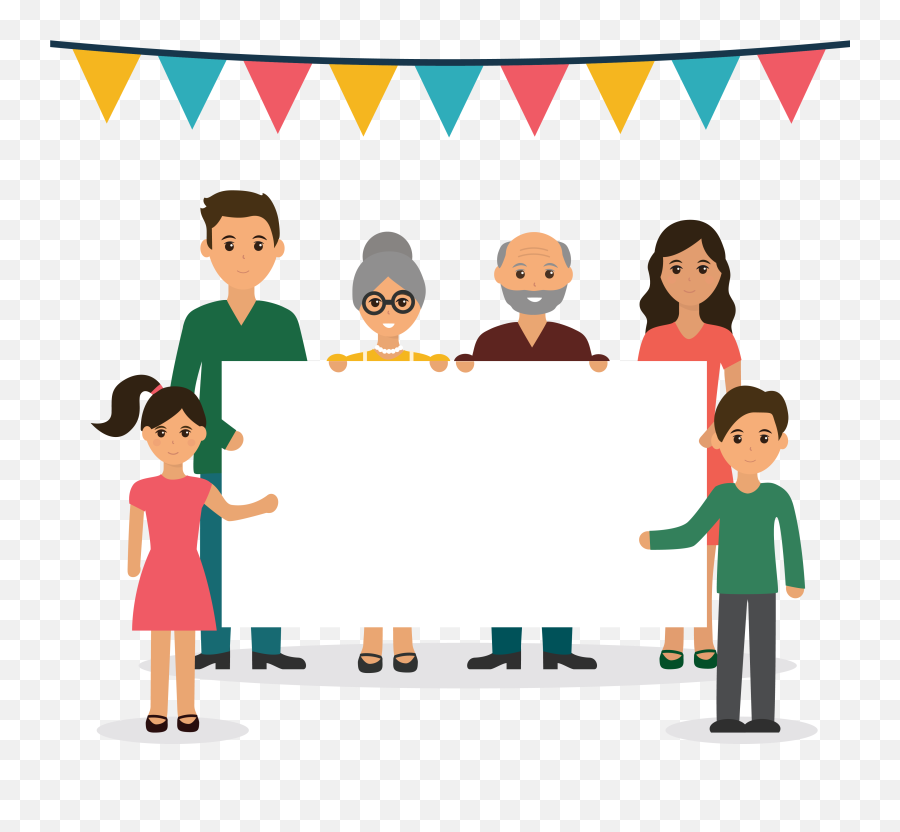 Wedding Invitation Family Day Child Family Reunion - Happy Clipart Cartoon Family Reunion Emoji,Family Png