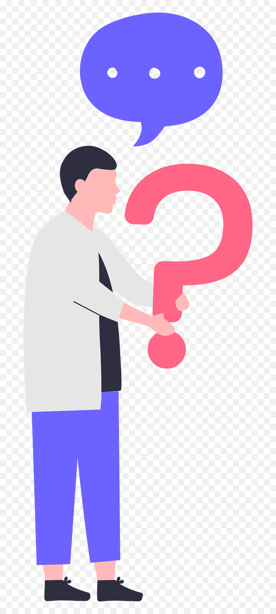 Question Clipart - Illustration Emoji,Question Clipart
