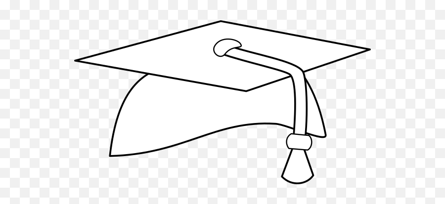 Graduation Cap Clip Art At Clker - Graduation Png White Vector Emoji,Graduation Cap Clipart