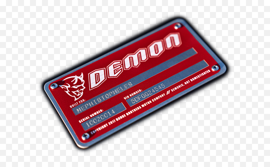 2018 Dodge Challenger Srt Demon - Horizontal Emoji,Dodge Demon Logo