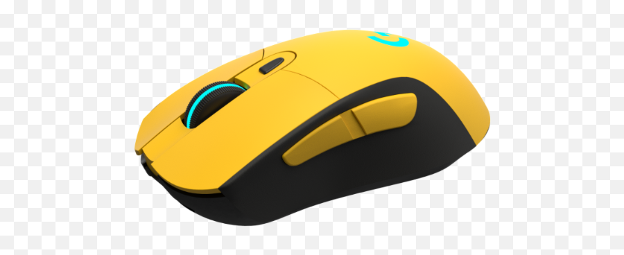 Logitech G703 Wireless Gaming Mouse Yellow Matte Craft By Emoji,Computer Mouse Png