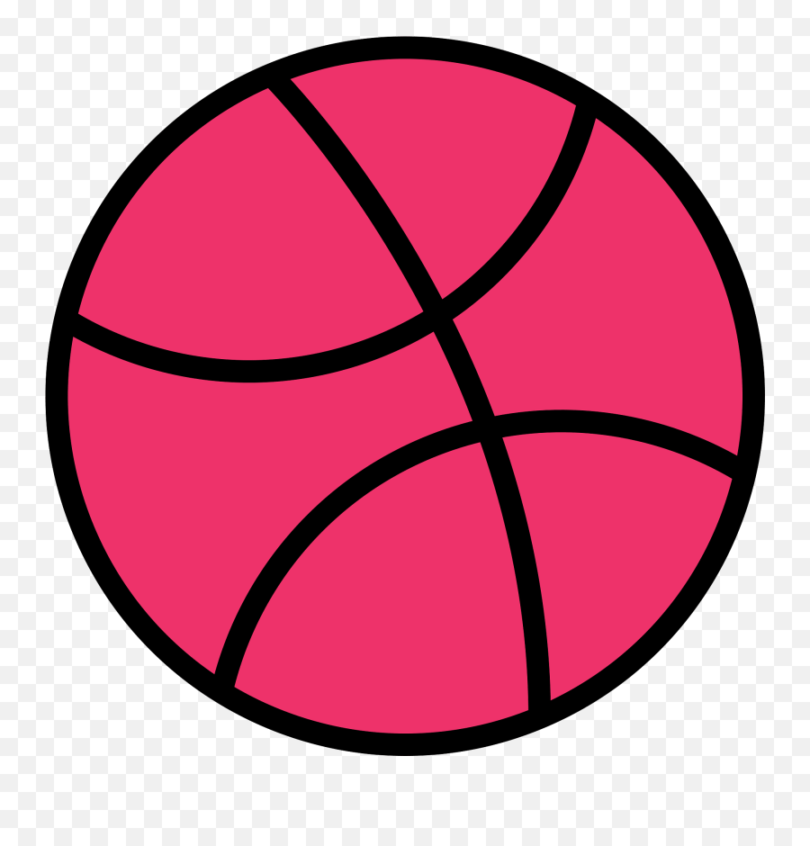 Pink Basketball Clipart Free Download Transparent Png - Pink Basketball Clipart Emoji,Basketball Transparent