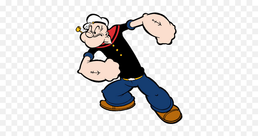 Popeye Ready To Fight Png Hd Transparent Background Image Emoji,Fighting Png