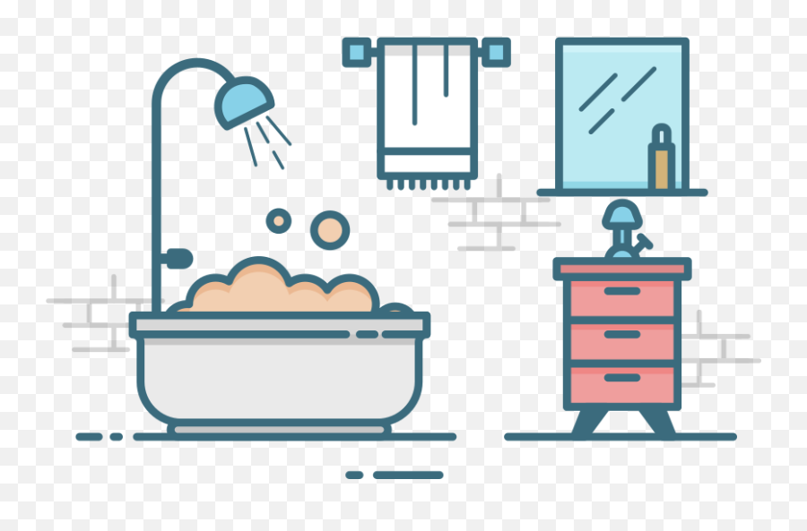 Style Bathroom Vector Images In Png And Svg Icons8 Emoji,Taking A Bath Clipart