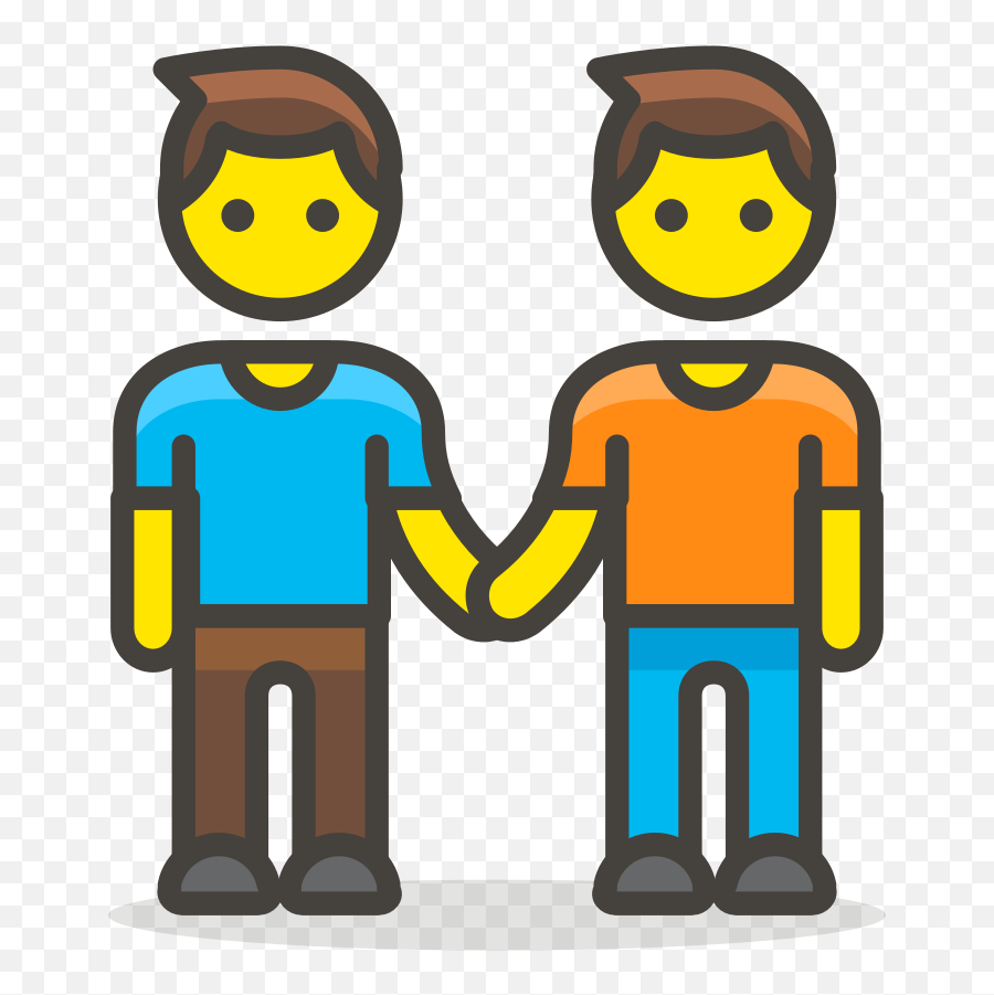 281 Two Men Holding Hands - Two Men Holding Hand Emoji Icon Hirshhorn Museum,Holding Hands Clipart
