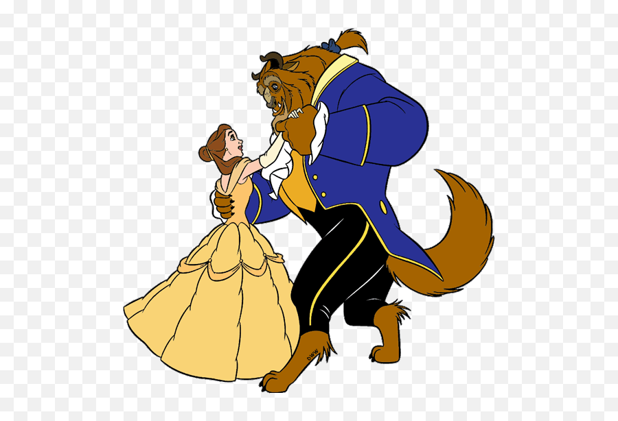 Picture - Dancing Beauty And The Beast Artwork Emoji,Beauty And The Beast Clipart