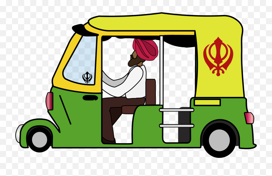 Library Of Auto Rickshaw Cartoon Banner Library Download Png - Auto Rickshaw Png Cartoon Emoji,Cartoon Clipart