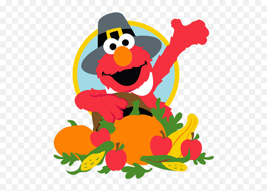 Elmo Png - Happy Thanksgiving Sesamo Street Emoji,Elmo Clipart