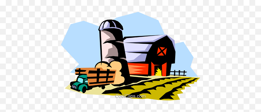 Farm Landscape Royalty Free Vector Clip - Drawing Emoji,Landscape Clipart
