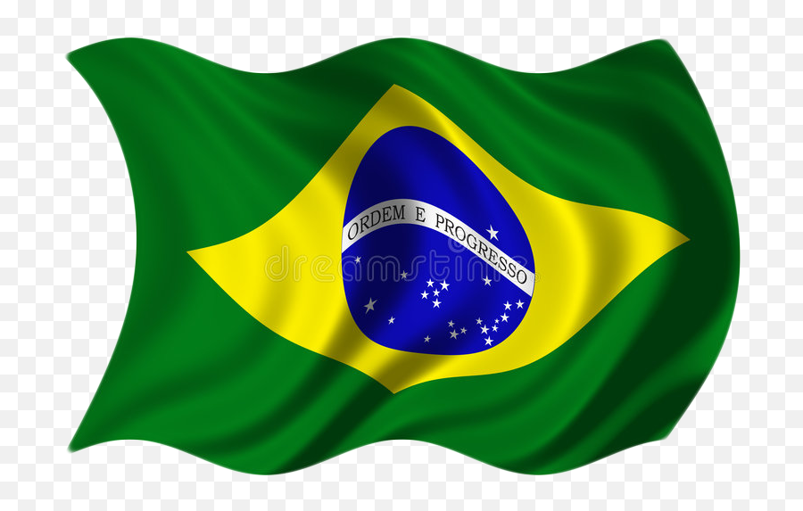 Brazil Flag Transparent Png Image - Waving Brazil Flag Png Emoji,Brazil Flag Png