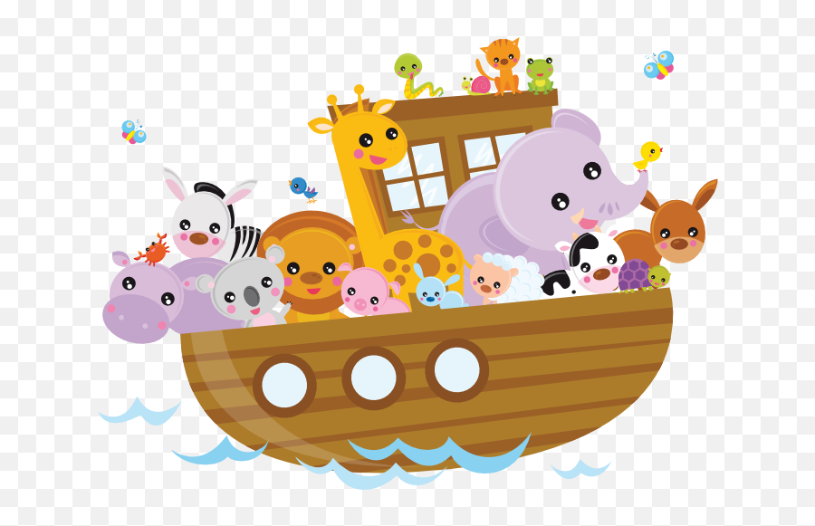 Noahu0027s Ark Christian Childcare - Ark Animals Clipart Free Emoji,Noah's Ark Clipart