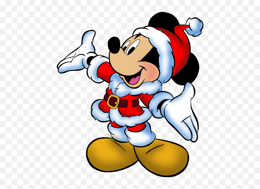 Computers Clipart Mickey Mouse Computers Mickey Mouse - Santa Mickey Emoji,Mickey Mouse Transparent