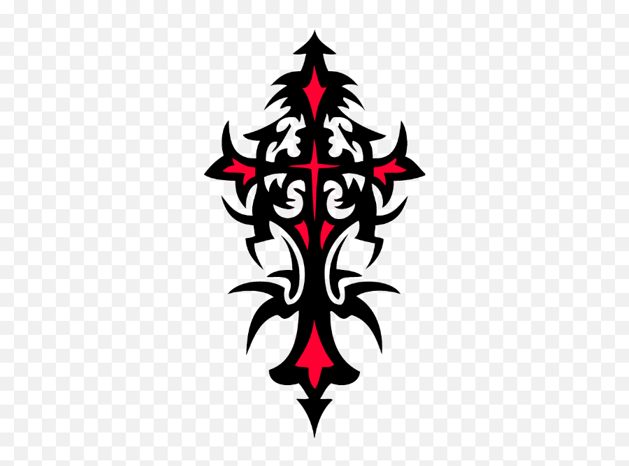 Download Cross Tattoos Free Png Transparent Image And Clipart - Tribal Cross Emoji,Tattoo Png