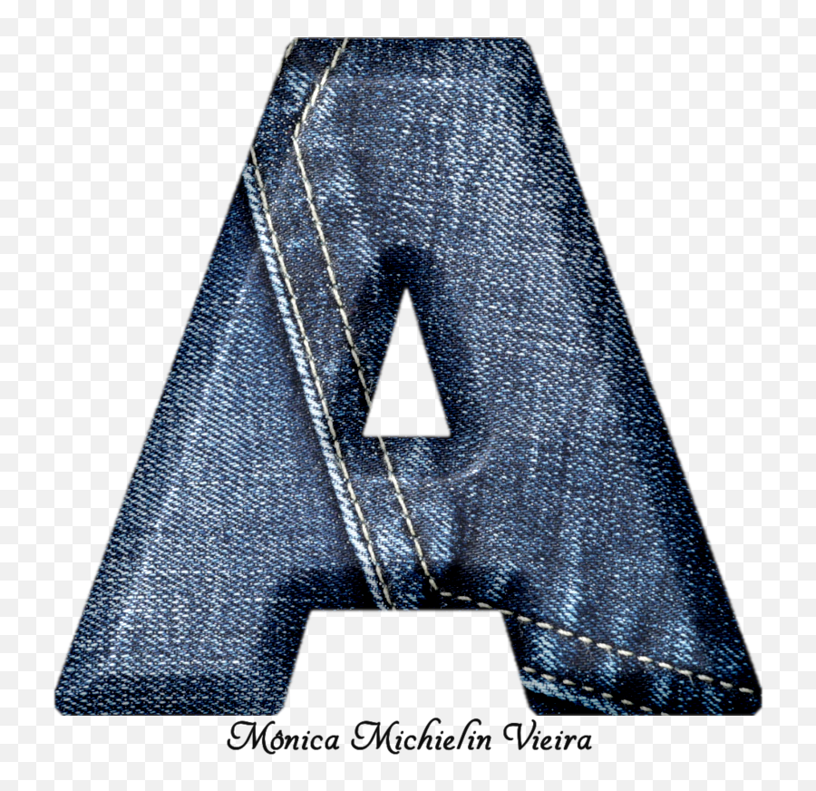 Download Alfabeto De Jeans Png Png Image With No Background - Jeans Alphabet Denim Letter Emoji,Jeans Png