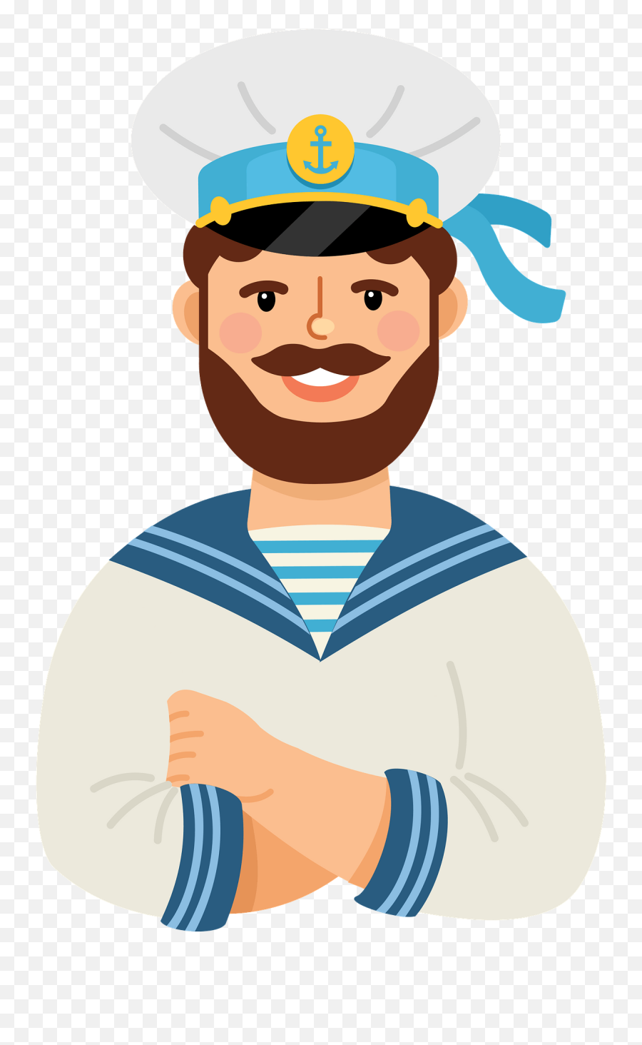 Sailor Clipart - Clipart Image Of Sailor Png Emoji,Sailor Clipart