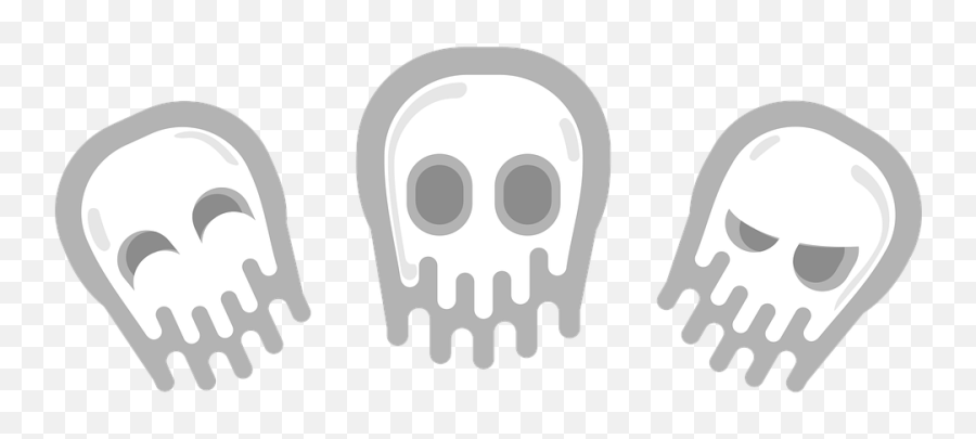 Skull Cartoon Skeleton - Skull Vector Png Cartoon Emoji,Cartoon Skull Png