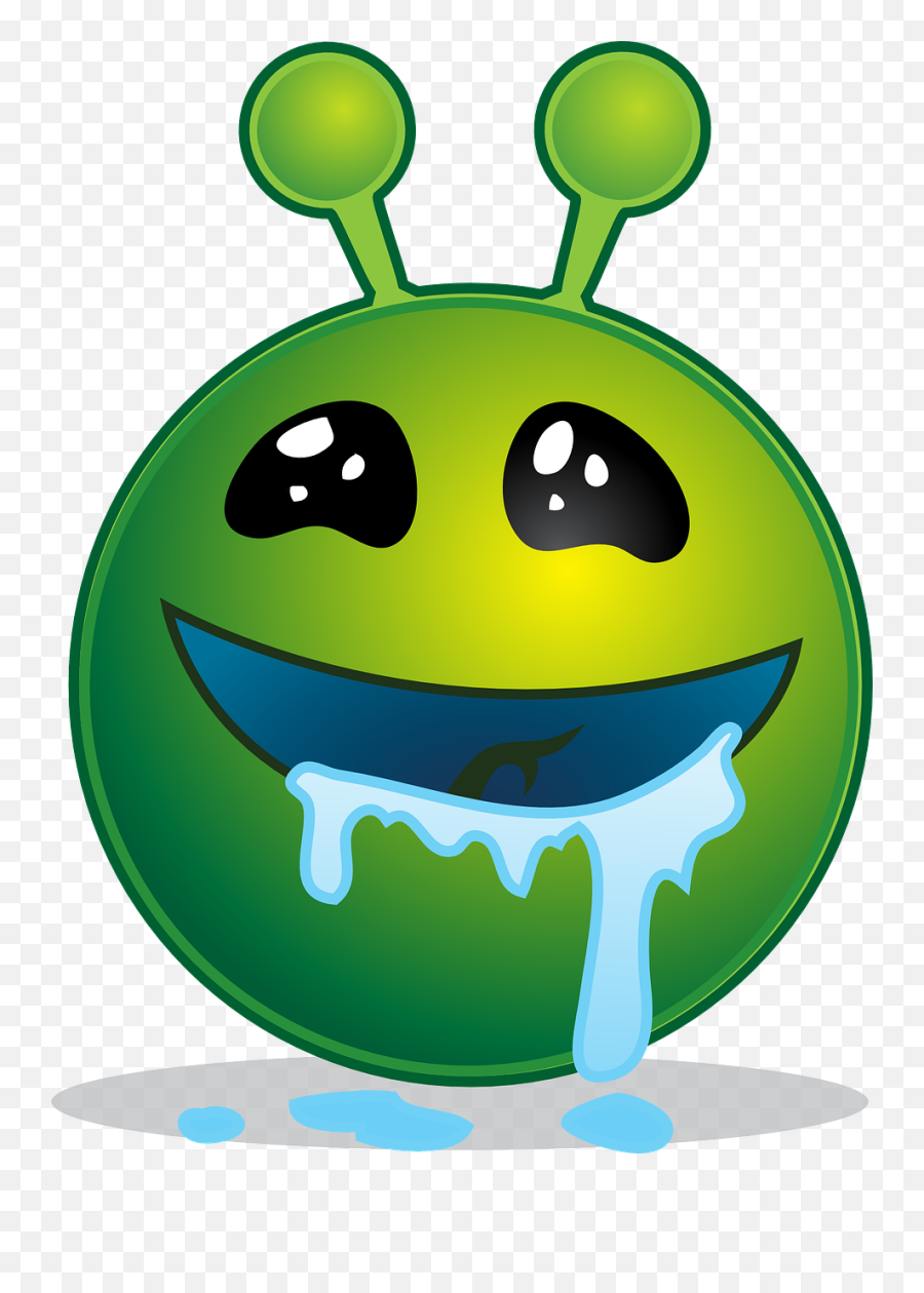 Ufo Alien Spaceship Transparent - Clipart Alien Green Emoji,Alien Transparent Background