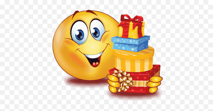 Happy Birthday Emoji Png Picture - Gift Boxes Png Clipart,Birthday Emoji Png