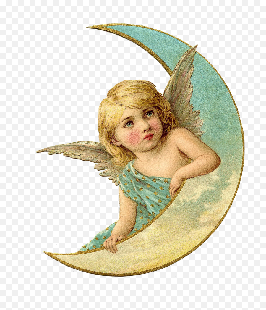 Baby Angel Png Image - Vintage Angel Emoji,Angel Png
