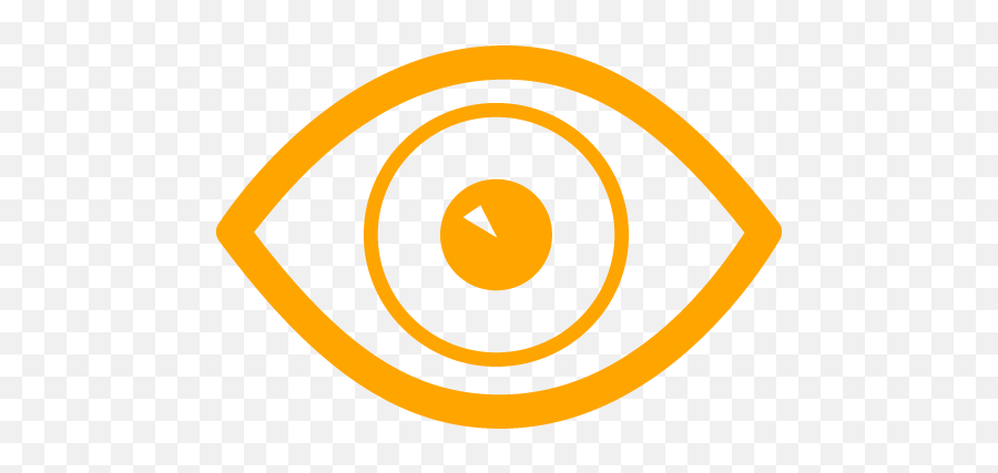 Orange Eye 4 Icon Emoji,Eye Icon Png