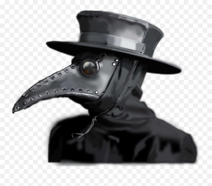 Download Hd General Plague Doctors Hat Fantasy Art - Plague Emoji,Doctor Transparent Background