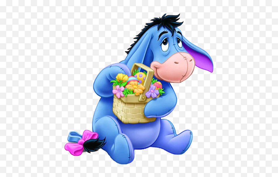 Telegram Sticker 13 From Collection Flowers Emoji,Eeyore Clipart