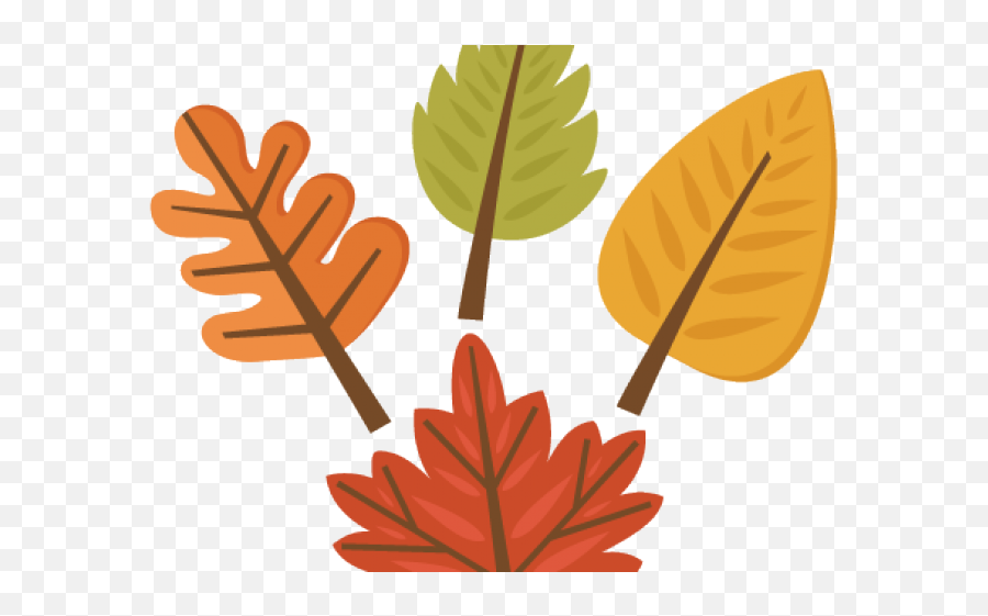 Download Fall Clipart Leaf - Cute Fall Leaf Clipart Png Emoji,Autumn Leaf Clipart