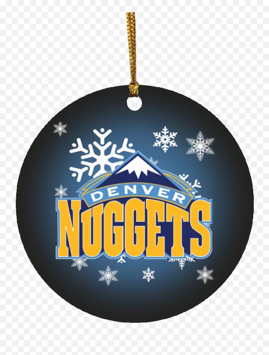 Denver Nuggets Merry Christmas Circle - Denver Nuggets Emoji,Denver Nuggets Logo