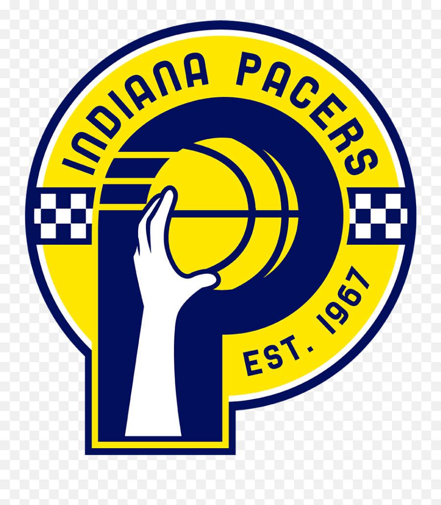 Pacers 10 Nba Logo Sports Team Logos Indiana Pacers - Indiana Pacers Custom Logo Emoji,Nba Team Logos