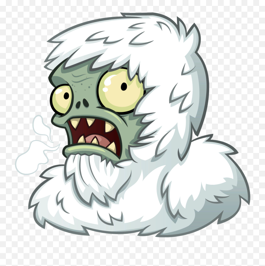 Yeti Zombie Plants Vs Zombies Wiki Fandom Emoji,Scary Face Clipart