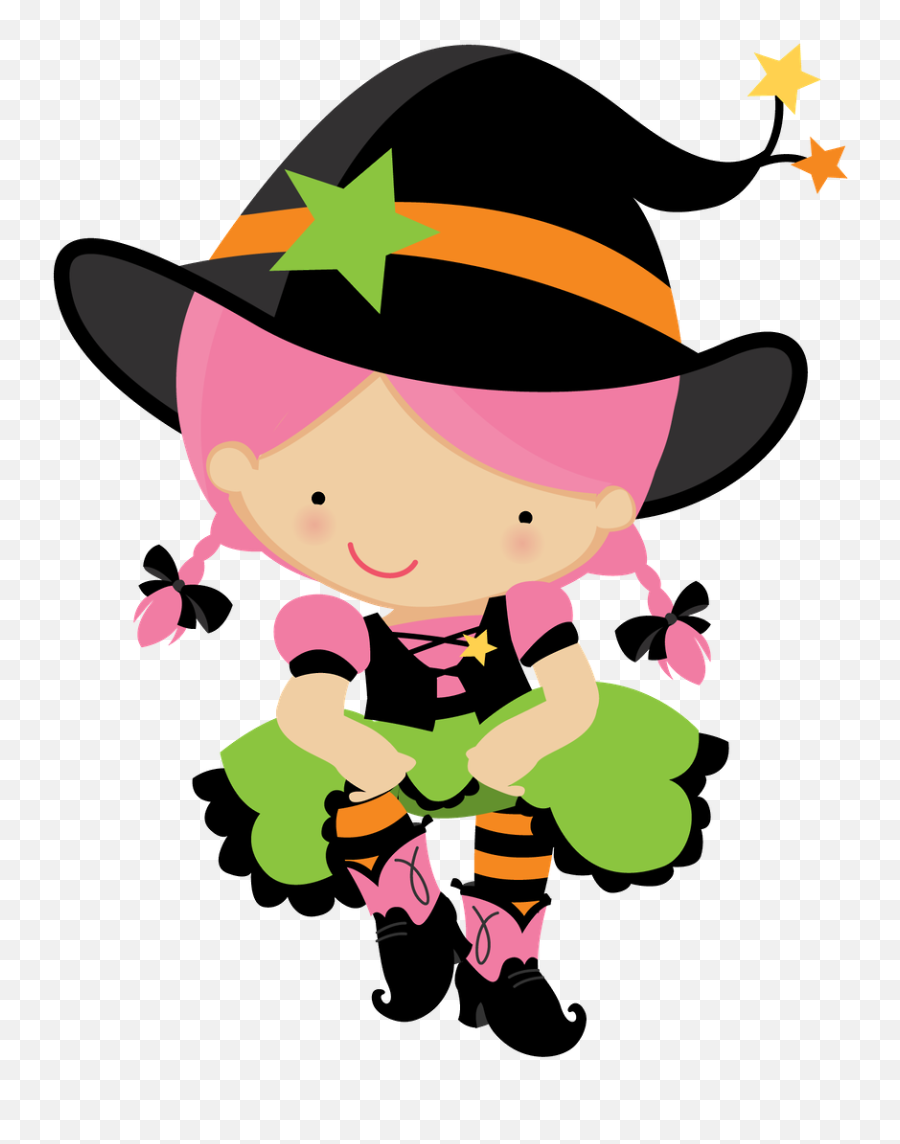 Cute Halloween Witch Clipart Emoji,Witch Legs Clipart