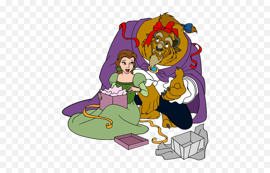 Free Beauty And The Beast Clipart - Disney Beast Christmas Clipart Emoji,Beauty And The Beast Clipart