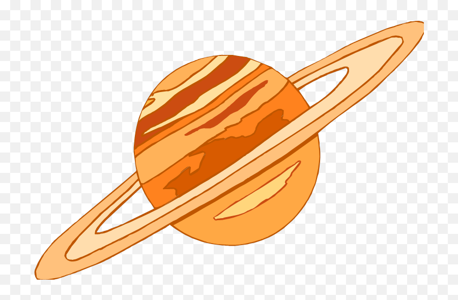Saturn Clipart Astronomy - Saturn Clipart Png Download Astronomy Emoji,Saturn Clipart