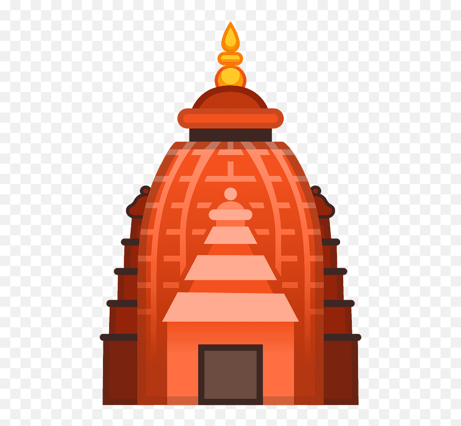 Hindu Temple Emoji Clipart - Hindu Temple Emoji,Temple Clipart