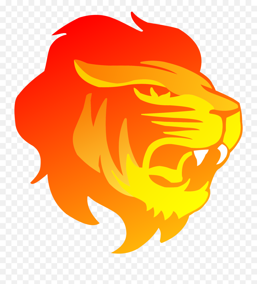 Free Lion Head Png Download Free Clip - Transparent Lion Logo Emoji,Lion Head Clipart