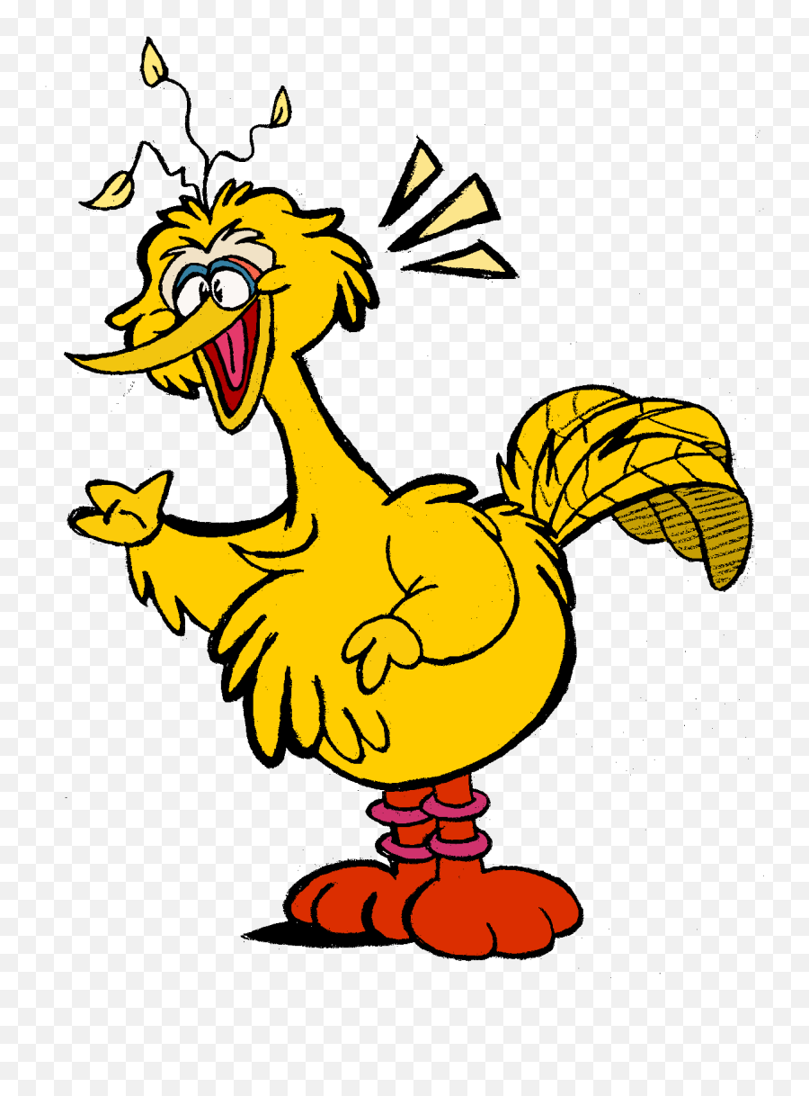Big Bird Oscar The Grouch Elmo Clip Art - Sesame Street Big Bird Fan Art Emoji,Elmo Clipart